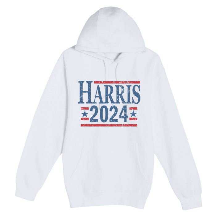 Vintage Kamala Harris 2024 Premium Pullover Hoodie