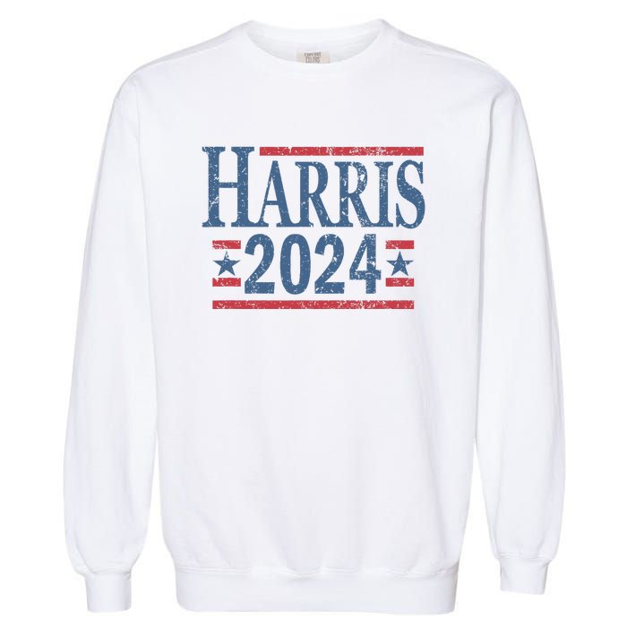 Vintage Kamala Harris 2024 For President Election Campaign Garment-Dyed Sweatshirt