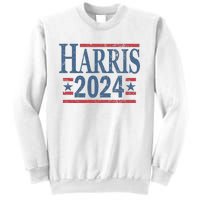 Vintage Kamala Harris 2024 For President Election Campaign Sweatshirt