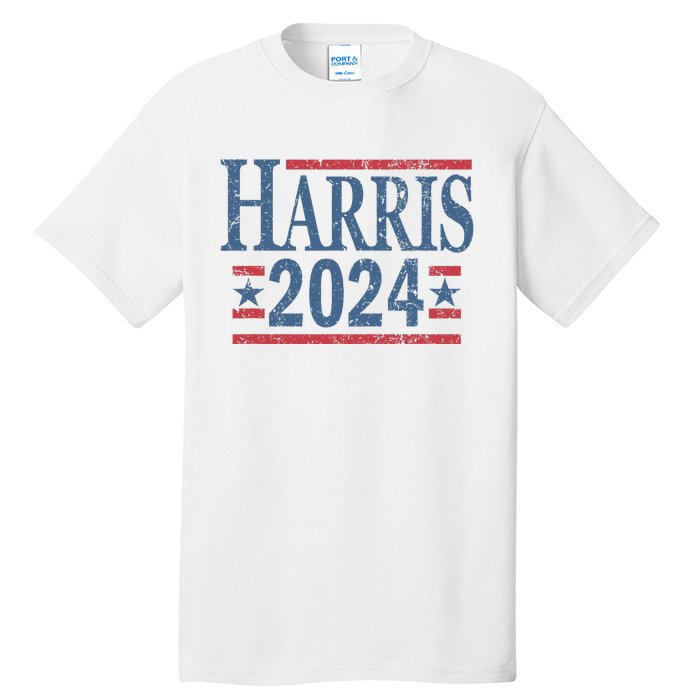 Vintage Kamala Harris 2024 For President Election Campaign Tall T-Shirt