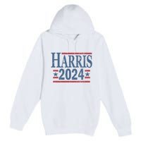 Vintage Kamala Harris 2024 For President Election Campaign Premium Pullover Hoodie