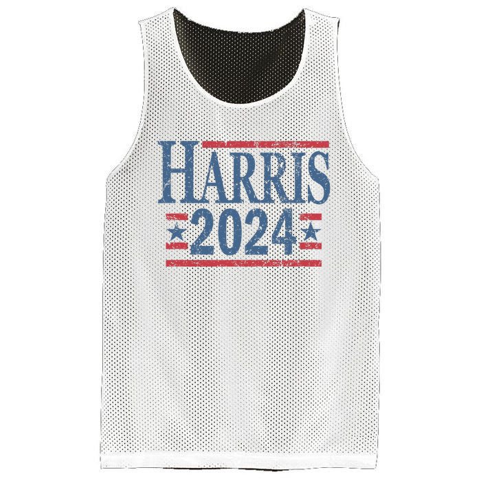 Vintage Kamala Harris 2024 For President Election Campaign Mesh Reversible Basketball Jersey Tank