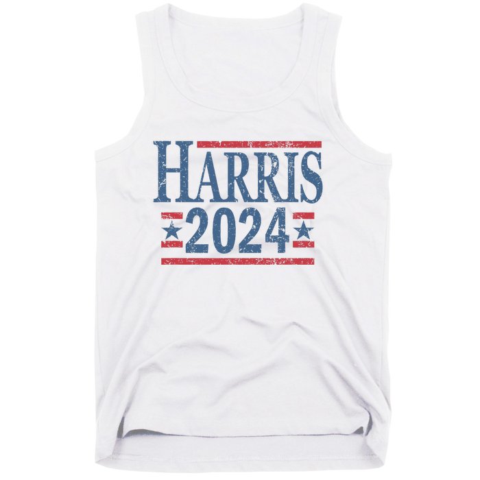 Vintage Kamala Harris 2024 For President Election Campaign Tank Top