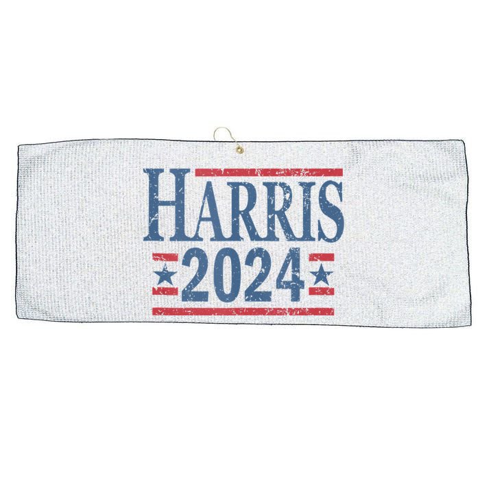 Vintage Kamala Harris 2024 Large Microfiber Waffle Golf Towel