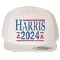 Vintage Kamala Harris 2024 Wool Snapback Cap