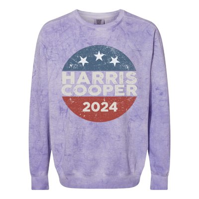 Vote Kamala Harris Roycooper 47th Election 2024 Democratic Gift Colorblast Crewneck Sweatshirt