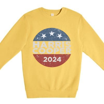 Vote Kamala Harris Roycooper 47th Election 2024 Democratic Gift Premium Crewneck Sweatshirt