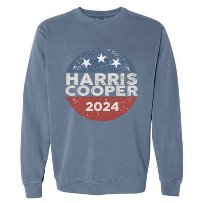 Vote Kamala Harris Roycooper 47th Election 2024 Democratic Gift Garment-Dyed Sweatshirt