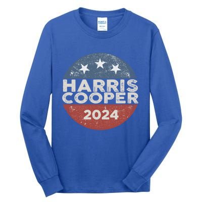 Vote Kamala Harris Roycooper 47th Election 2024 Democratic Gift Tall Long Sleeve T-Shirt