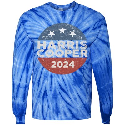 Vote Kamala Harris Roycooper 47th Election 2024 Democratic Gift Tie-Dye Long Sleeve Shirt