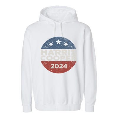 Vote Kamala Harris Roycooper 47th Election 2024 Democratic Gift Garment-Dyed Fleece Hoodie