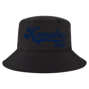 Vote Kamala Harris 2024 Retro Varsity Midnight Blue Cool Comfort Performance Bucket Hat