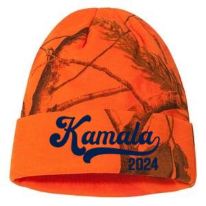 Vote Kamala Harris 2024 Retro Varsity Midnight Blue Kati Licensed 12" Camo Beanie