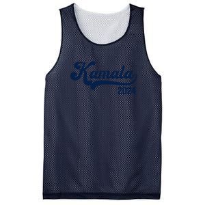 Vote Kamala Harris 2024 Retro Varsity Midnight Blue Mesh Reversible Basketball Jersey Tank