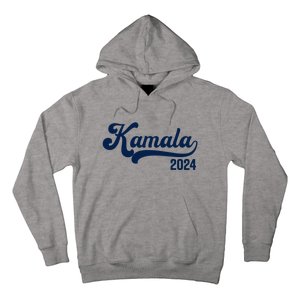 Vote Kamala Harris 2024 Retro Varsity Midnight Blue Hoodie