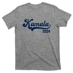 Vote Kamala Harris 2024 Retro Varsity Midnight Blue T-Shirt