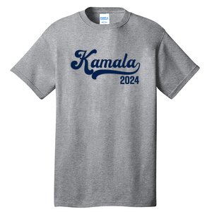 Vote Kamala Harris 2024 Retro Varsity Midnight Blue Tall T-Shirt