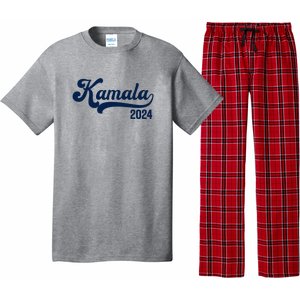 Vote Kamala Harris 2024 Retro Varsity Midnight Blue Pajama Set