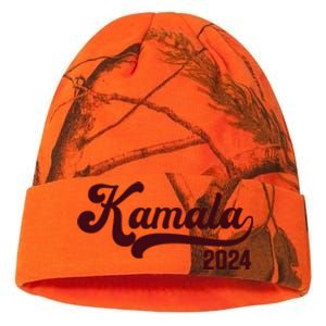 Vote Kamala Harris 2024 Retro Varsity Cardinal Red Kati Licensed 12" Camo Beanie