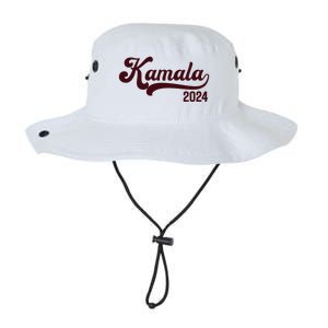 Vote Kamala Harris 2024 Retro Varsity Cardinal Red Legacy Cool Fit Booney Bucket Hat