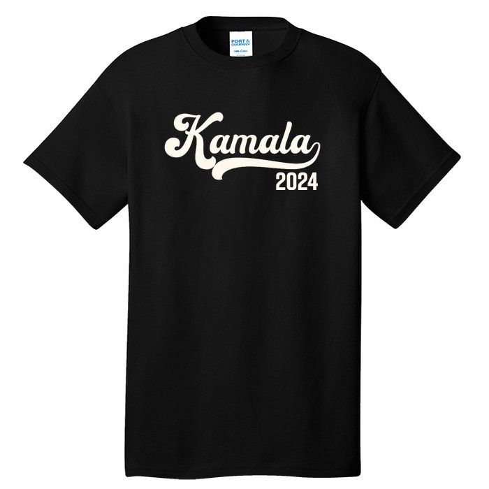 Vote Kamala Harris 2024 Retro Varsity Vintage Tall T-Shirt