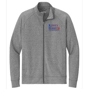 Vote Kamala Harris 2024 For President Election Campaign Stretch Full-Zip Cadet Jacket