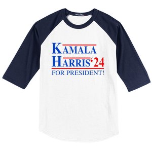 Vote Kamala Harris 2024 For President Election Campaign Baseball Sleeve Shirt