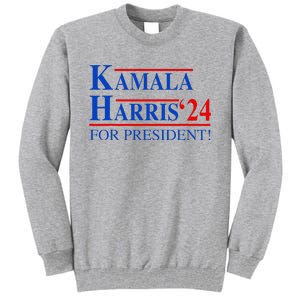 Vote Kamala Harris 2024 For President Election Campaign Tall Sweatshirt