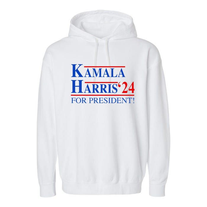 Vote Kamala Harris 2024 For President Election Campaign Garment-Dyed Fleece Hoodie