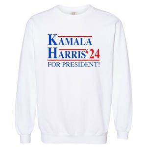 Vote Kamala Harris 2024 For President Election Campaign Garment-Dyed Sweatshirt