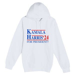 Vote Kamala Harris 2024 For President Election Campaign Premium Pullover Hoodie