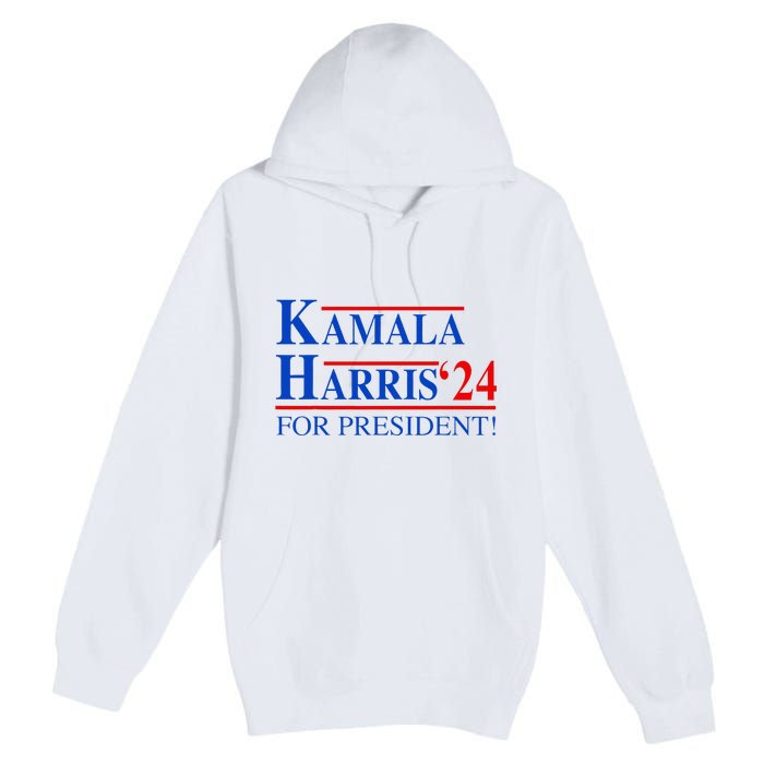 Vote Kamala Harris 2024 For President Election Campaign Premium Pullover Hoodie