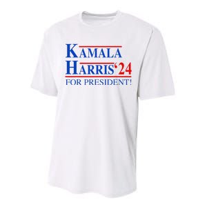 Vote Kamala Harris 2024 For President Election Campaign Performance Sprint T-Shirt