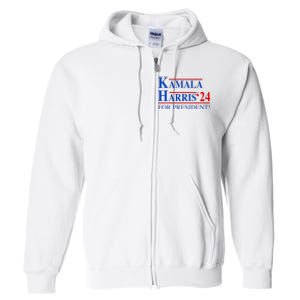 Vote Kamala Harris 2024 For President Election Campaign Full Zip Hoodie