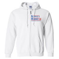 Vote Kamala Harris 2024 For President Election Campaign Full Zip Hoodie