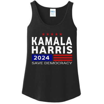 Vote Kamala Harris For Presidential Election 2024 Democratic Ladies Essential Tank