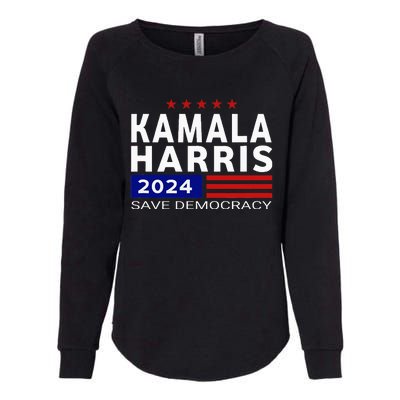 Vote Kamala Harris For Presidential Election 2024 Democratic Womens California Wash Sweatshirt