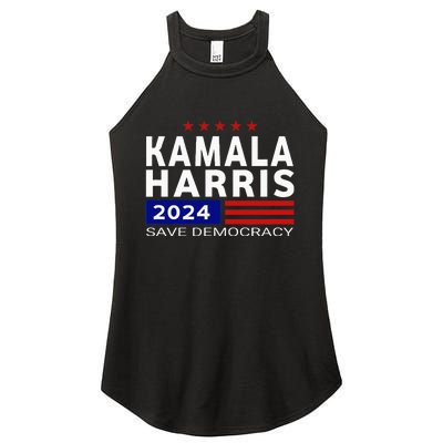 Vote Kamala Harris For Presidential Election 2024 Democratic Women's Perfect Tri Rocker Tank