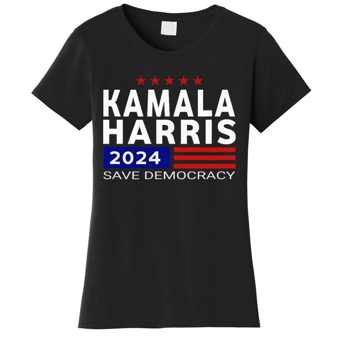 Vote Kamala Harris For Presidential Election 2024 Democratic Women's T-Shirt