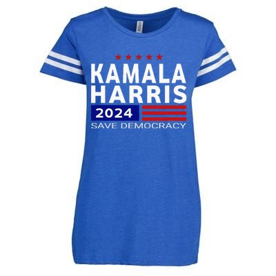 Vote Kamala Harris For Presidential Election 2024 Democratic Enza Ladies Jersey Football T-Shirt