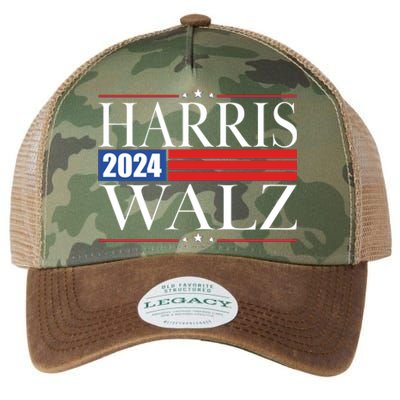 Vote Kamala Harris Tim Walz 2024 Election Legacy Tie Dye Trucker Hat