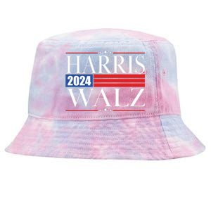 Vote Kamala Harris Tim Walz 2024 Election Tie-Dyed Bucket Hat