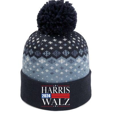 Vote Kamala Harris Tim Walz 2024 Election The Baniff Cuffed Pom Beanie