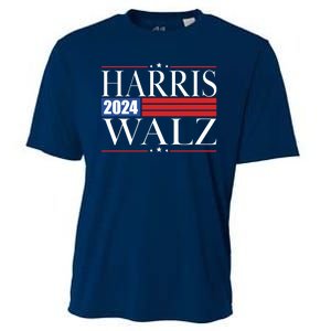 Vote Kamala Harris Tim Walz 2024 Election Cooling Performance Crew T-Shirt