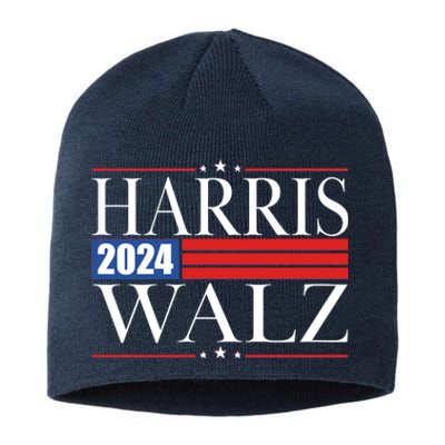 Vote Kamala Harris Tim Walz 2024 Election Sustainable Beanie