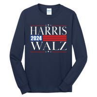 Vote Kamala Harris Tim Walz 2024 Election Tall Long Sleeve T-Shirt