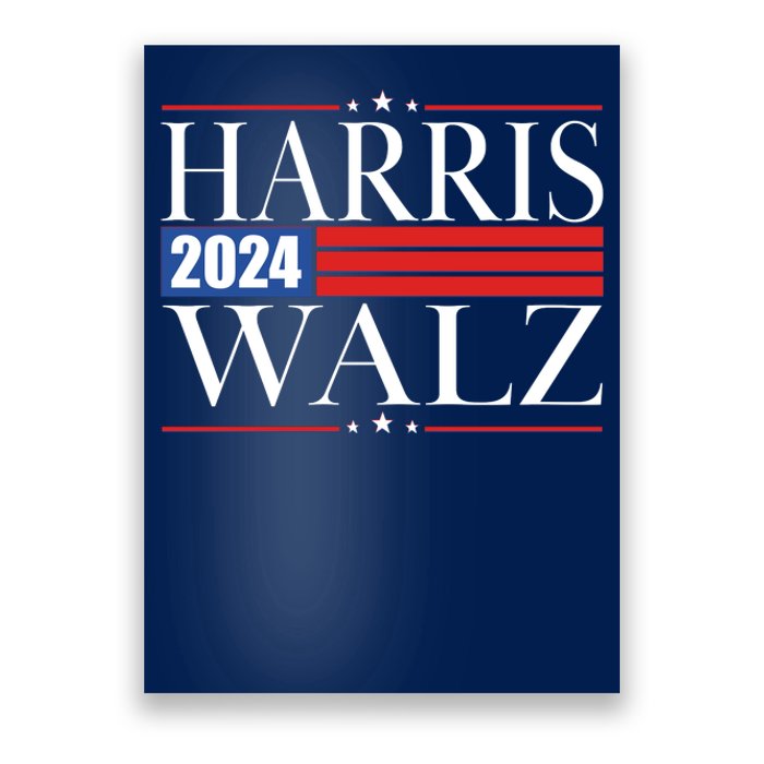 Vote Kamala Harris Tim Walz 2024 Election Poster