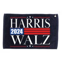 Vote Kamala Harris Tim Walz 2024 Election Grommeted Golf Towel