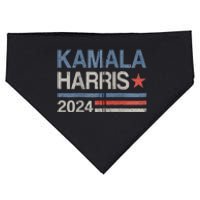 Vintage Kamala Harris 2024 For President Election Campaign USA-Made Doggie Bandana