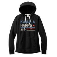 Vintage Kamala Harris 2024 For President Election Campaign Women's Fleece Hoodie